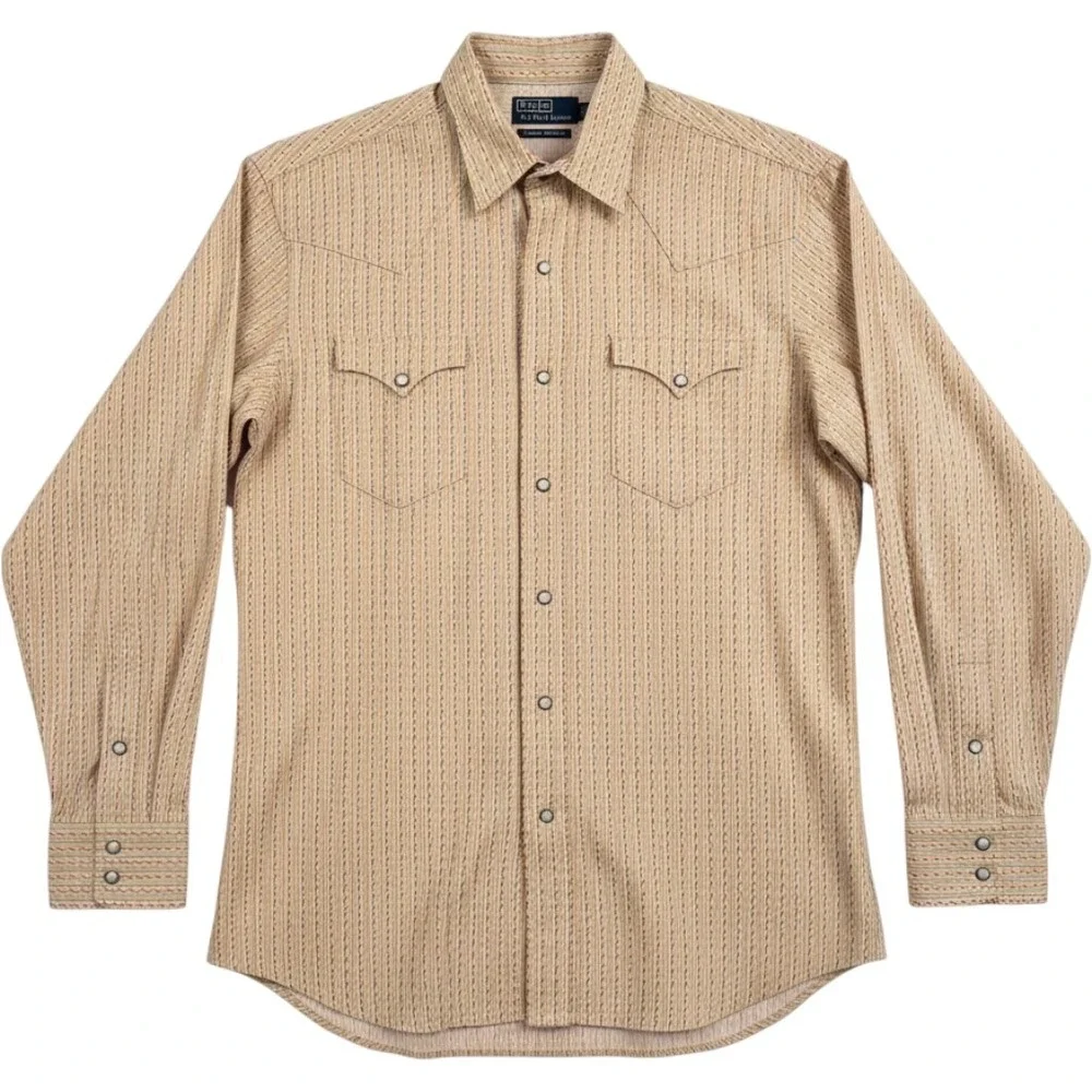 Vintage Polo Ralph Lauren Classic Western L Floral Pearl Snap Cowboy Shirt